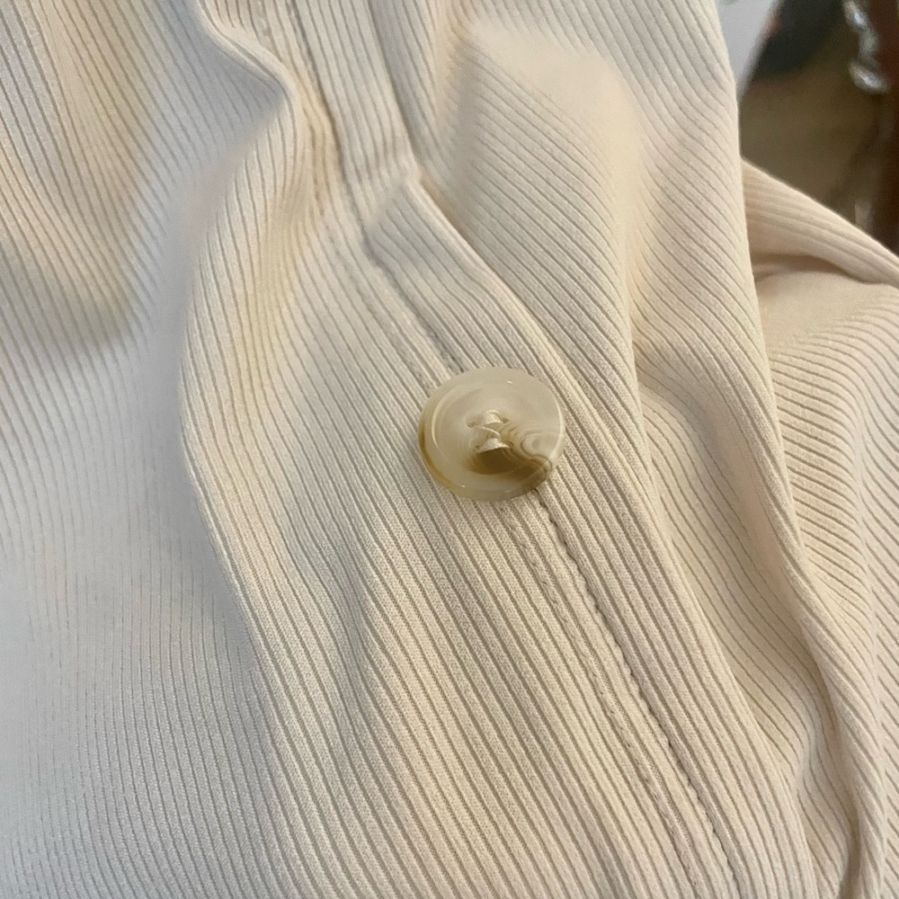 Cream Cut-Out Dress - Picture 5 of 6